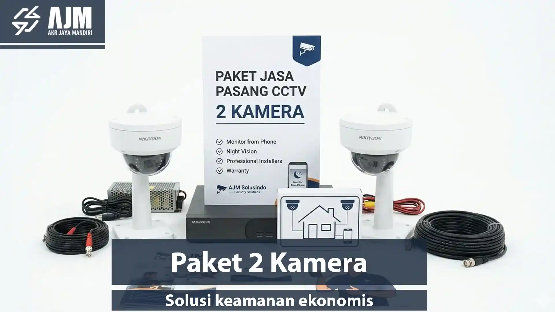 Paket Jasa Pasang CCTV 2 Kamera AKR